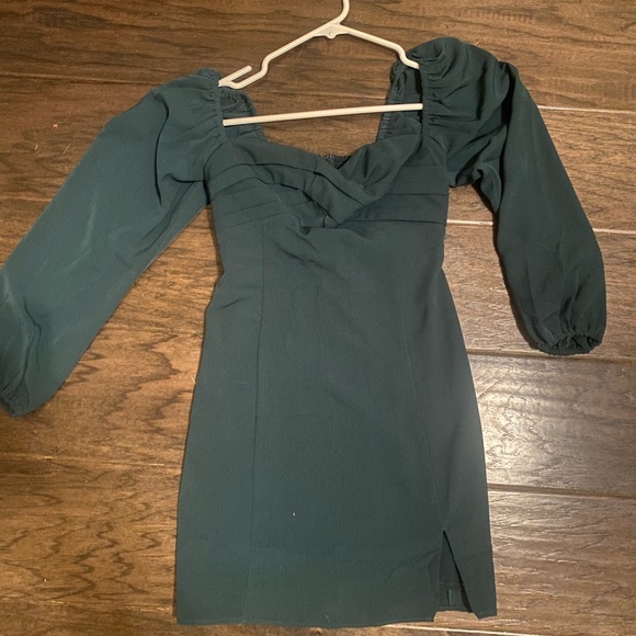 Emerald green abercrombie mini dress - Picture 3 of 3